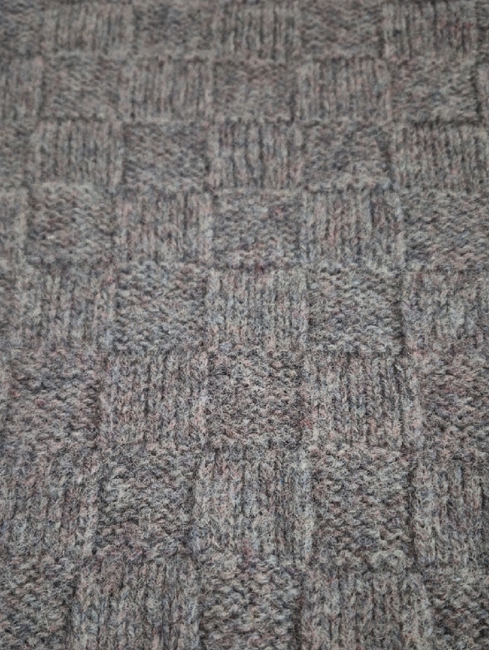 Collegiate Wool Blend Crewneck Cable Knit Sweater Size L - Picture 4 of 7